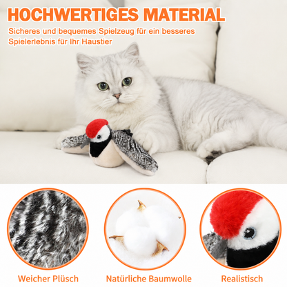 Elektrischer Flattervogel – Interaktives Katzenspielzeug mit Katzenminze