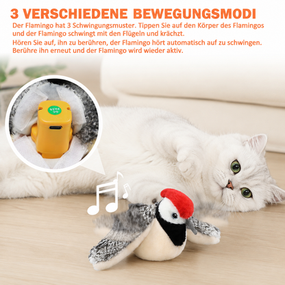 Elektrischer Flattervogel – Interaktives Katzenspielzeug mit Katzenminze